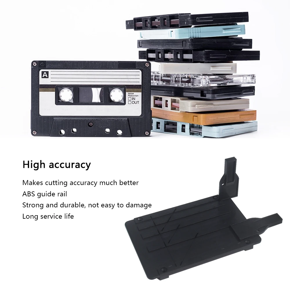 1/4 1/2 1/8 1 Inch Tape Splicing Set Reel to Reel Tape Recorder Splicing Block Tape for Opening Cassette Tape Repair