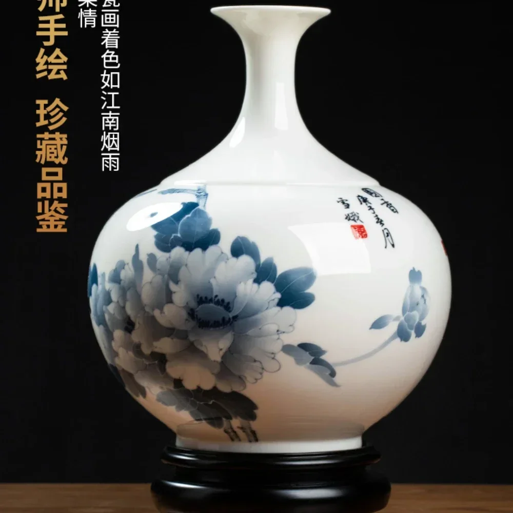 

Porcelain Hand Painted Vase Decoration TV Cabinet Decorations Crafts/Decorating Vase