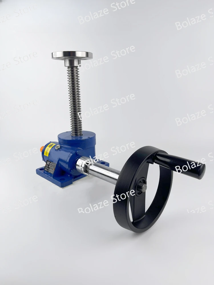 Screw Worm Gear Lift Small Hand Screw Vertical Platform Screw Hoist Lengthening Bar Lifting