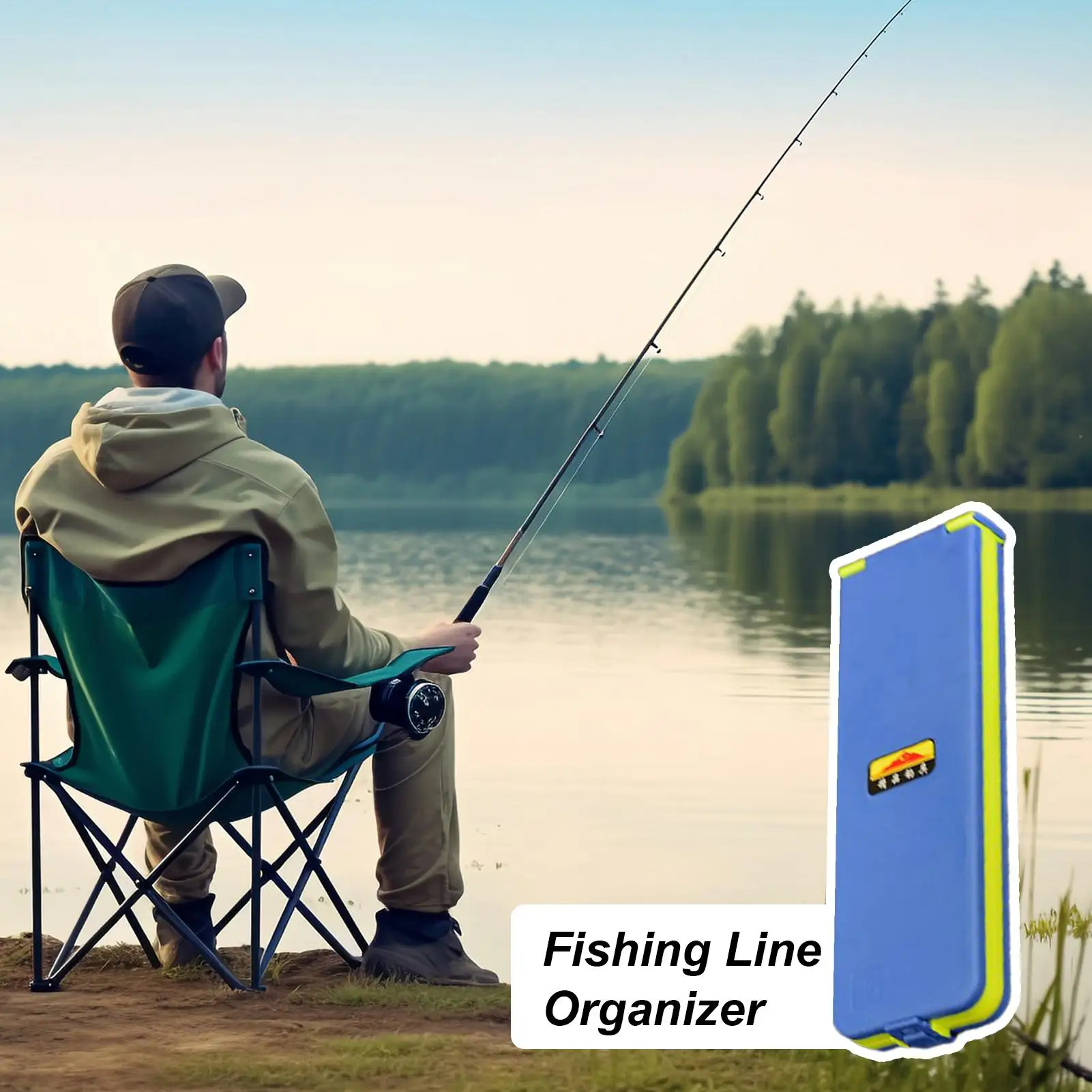 

Fishing Leader Holder Compact Fish Line Organization Tool Fishing Leader Hooks Storage For Bass Trout Saltwater Freshwater Shore