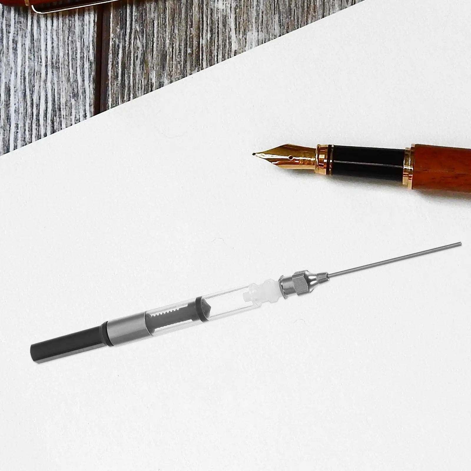 

6Pcs Fountain Pen Ink Absorber Premium Removable Interface Easy Cleaning Ink Refill Tool for European Standard Pens Student