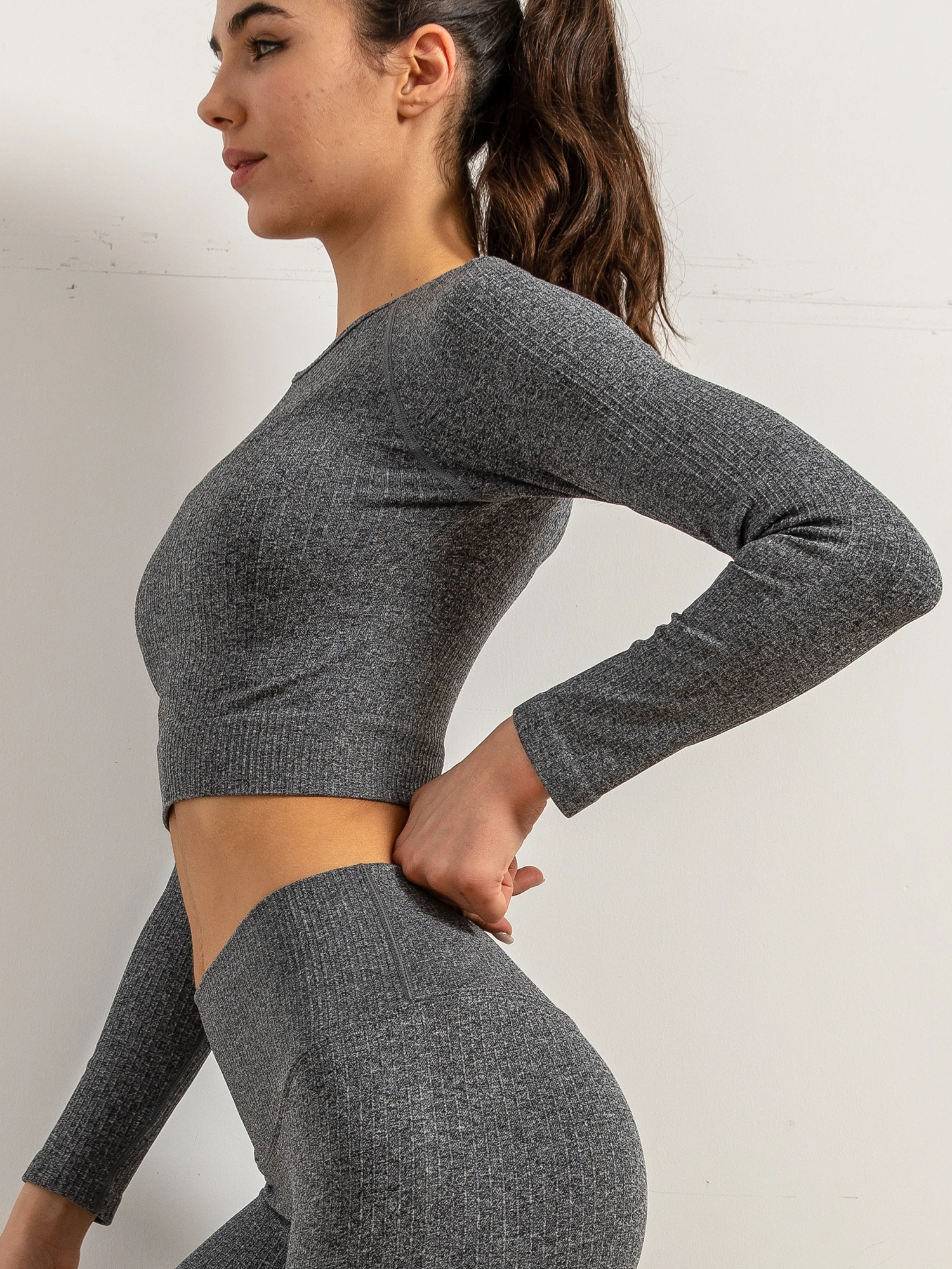 Damskie koszulki do biegania koszulki do jogi z długim rękawem topy Fitness do jogi damskie koszulki do biegania na świeżym powietrzu góra