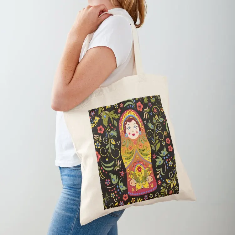 

russian doll matryoshka Tote Bag cute pouch bag Custom bag Cloth Gift