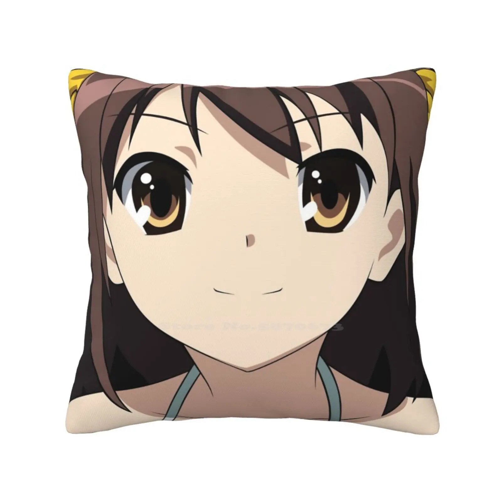 Haruhi Suzumiya , The Melancholy Of Haruhi Suzumiya Throw Cushion Pillow Cover The Melancholy Of Haruhi Suzumiya Suzumiya