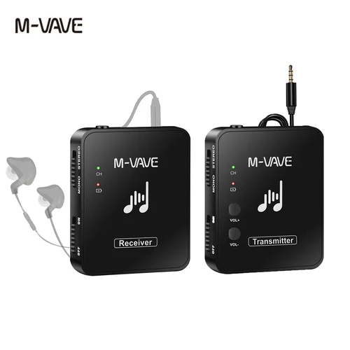 M-vave M8 Wp-10 2,4G transmisión inalámbrica auriculares MS-1 sistema de Monitor transmisor receptor transmisión para estéreo