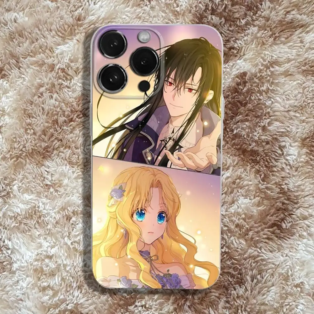 حافظة هاتف Who Made Me Princess Athanasia لهاتف iPhone 17,16,15,14,13,12,11 Pro,Max,Plus,X,XS,XR,SE4,E غطاء ناعم شفاف صغير