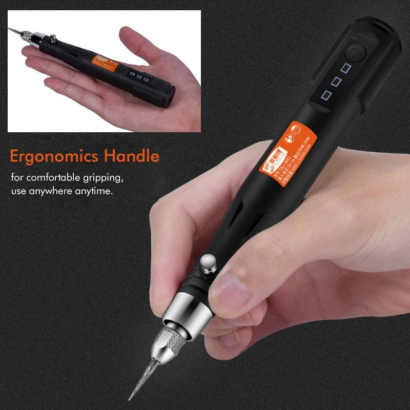 

15000rpm USB Engraving Pen Mini Electric Grinder Drill Rotary tool Kit Adjustable 3 Speed Grinding Machine For Dremel Tool