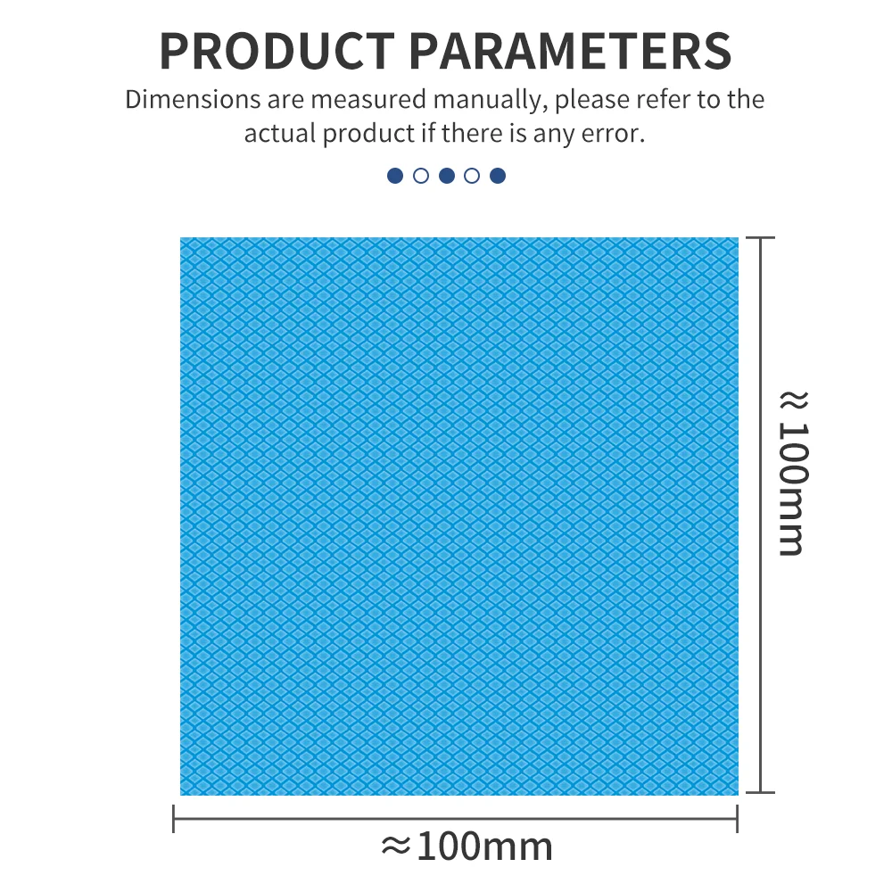 LUXIANZI 13W/mK 100*100mm GPU CPU Heatsink Silicone Pad 0.5/1/1.5/2.0/2.5mm Cooling Conductive Thermal Pad Processor Accessories