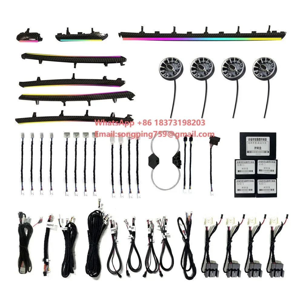 

Оптовая продажа с завода: Комплект элитной атмосферной подсветки A3 для Audi A3 2014-2020, декоративная лента для интерьера автомобиля, светящаяся полоса