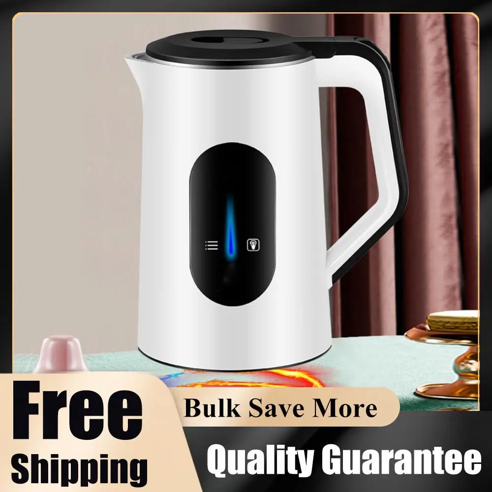 

Электрический чайник из нержавеющей стали 2,2 л с цифровым дисплеем, автоматическим отключением, многофункциональный, для приготовления чая и кофе