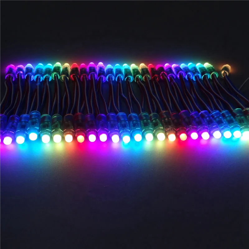 الإلكترونية 1500 قطعة 12 مللي متر WS2811 كامل اللون LED بكسل ضوء وحدة DC5V IP68 مقاوم للماء RGB 2811 1903 IC الرقمية LED عيد الميلاد Lig