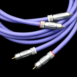 Original Furutech FA-αS22(Alpha S22) OCC HiFi audio cable fitted with Furutech RCA24K gold plug cable HIFI 2RCA to 2RCA cable