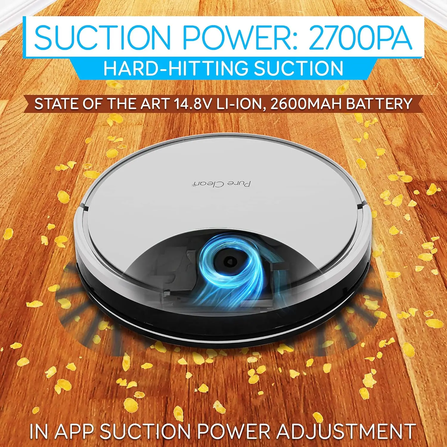 Combo Robotic Floor Cleaner Machine Automatic Cleaning Robo Vac Mopping