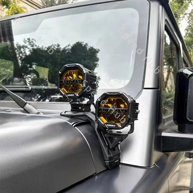 For BAW 212 BAIC 212 T01 2024-2026 Car Spotlight Bracket  Boat Model Hood A-pillar Spotlight Expansion Bracket Car Accessories