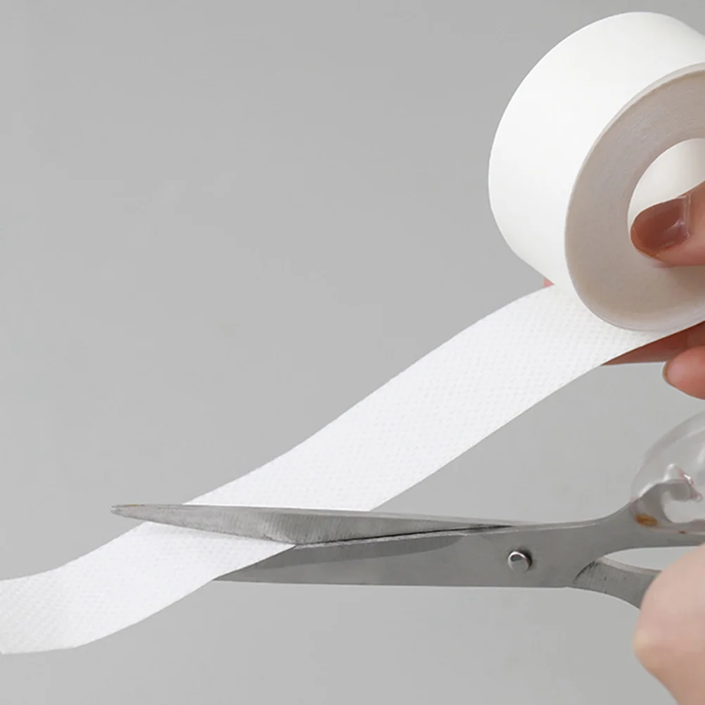 

2pcs Collar Absorption Pads 2 Rolls Breathable Sweat Liners For Hat Cap Visor Self Adhesive Portable Sweat Protector