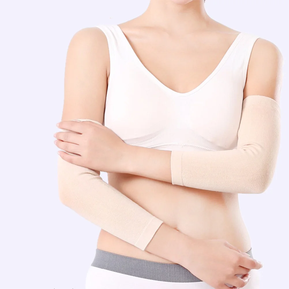 

4pcs Cotton Arm Warmers Soft Elastic Sleeves For Women Men Scrubs Sports Tattoo Sun Block Protection Arm Guard