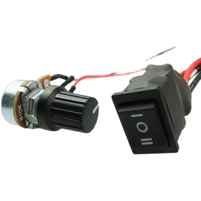 PWM DC motor governor 5A DC10V12V24V30V DC controller, forward and reverse switch 120W