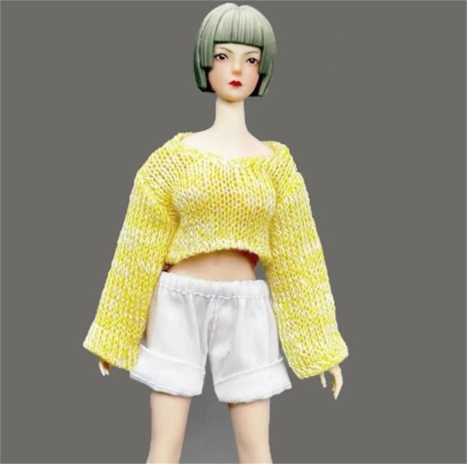 1/12 سترة سترة محبوك قميص الملابس النسائية ل 6 "TBl PH ألعاب شخصيات الملابس الذكور ل 6'' الذكور الجندي عمل الشكل