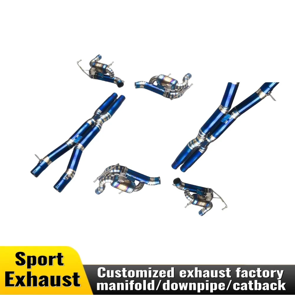 

High-performance exhaust cat back for 2009-2013 Ferrari California T 4.3 V8 titanium alloy muffler car accessories upgrade