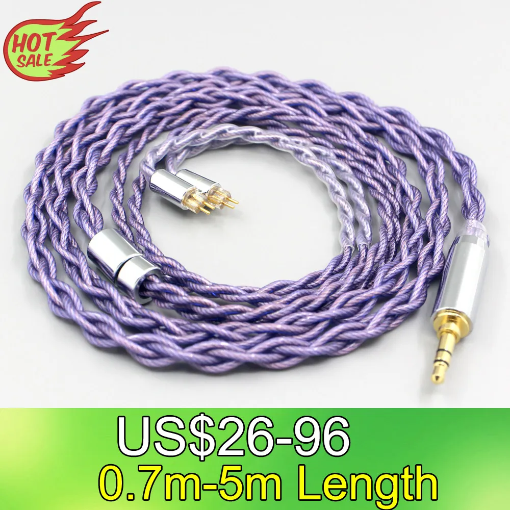 

Type2 1.8mm 140 cores litz 7N OCC Headphone Earphone Cable For 0.78mm BA W4r UM3X UM3RC JH13 High Step LN007881