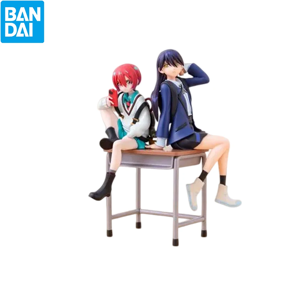 Bandai Mobile Suit Gundam The Witch from Mercury Machu Nikaan Cute Beautiful Anime Figure Desktop Decor Collectible Display Toy