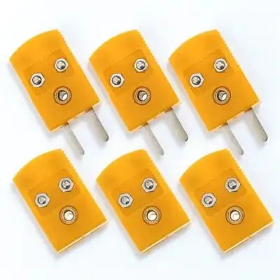 Thermocouple Plug Adapter K Type Plastic Shell Male Female Connector Wire Repair Replacement Thermocouple Adapter