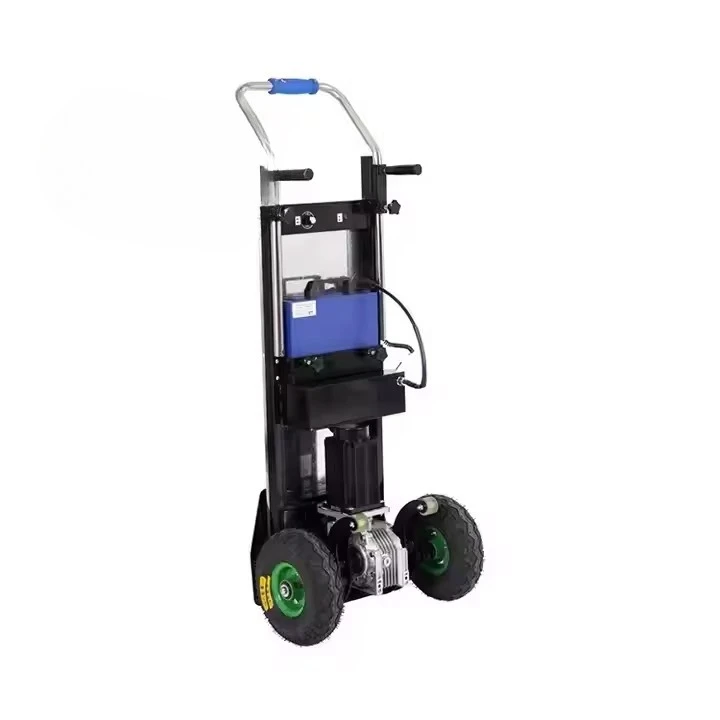 400 kg 500 kg Loaded two-wheel automatic stair climbing machine Steel electric stair climbing trolley