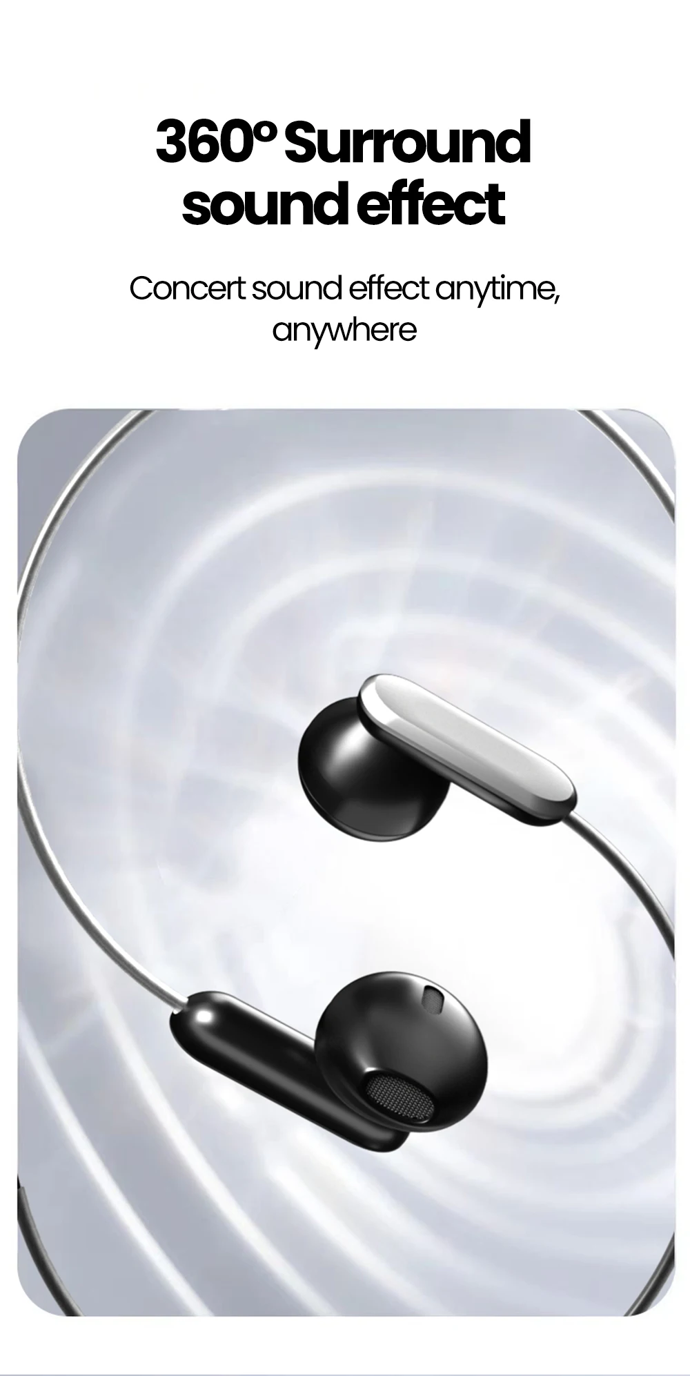 3.5mm/Type-C Wired Headphones Over Ear HiFi Call Wire Control Earphones With Mic Headsets For Cellphones Tablet Laptop Earbuds