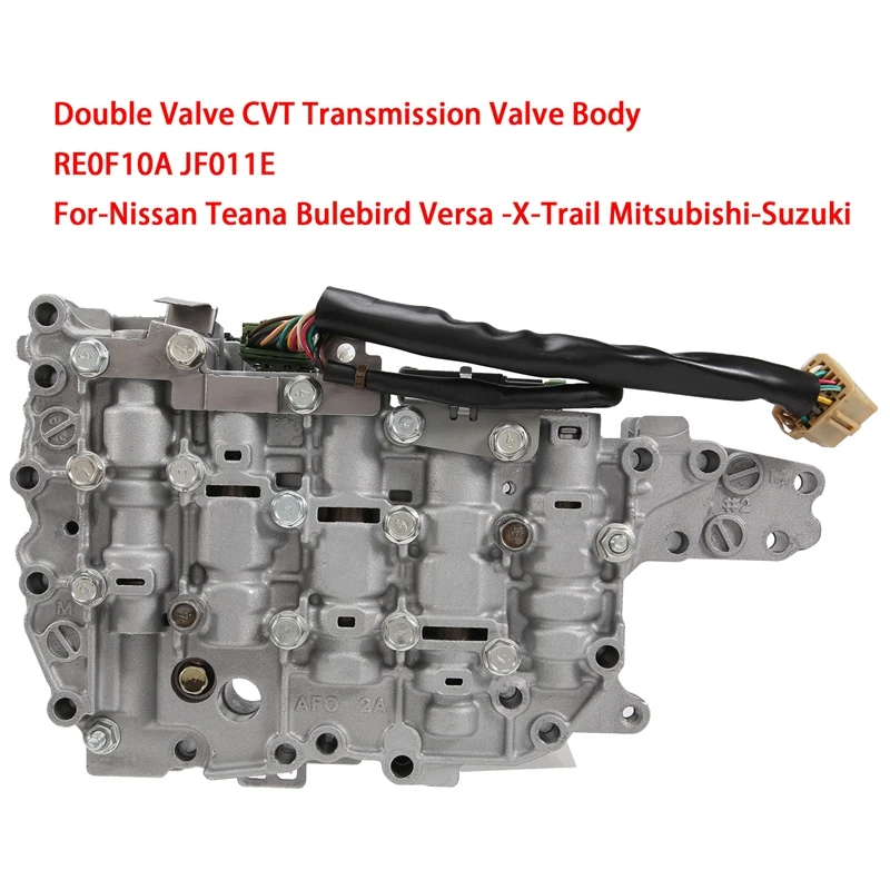 

Double Valve CVT Transmission Valve Body RE0F10A JF011E For-Nissan Teana Bluebird Versa -X-Trail Mitsubishi-Suzuki