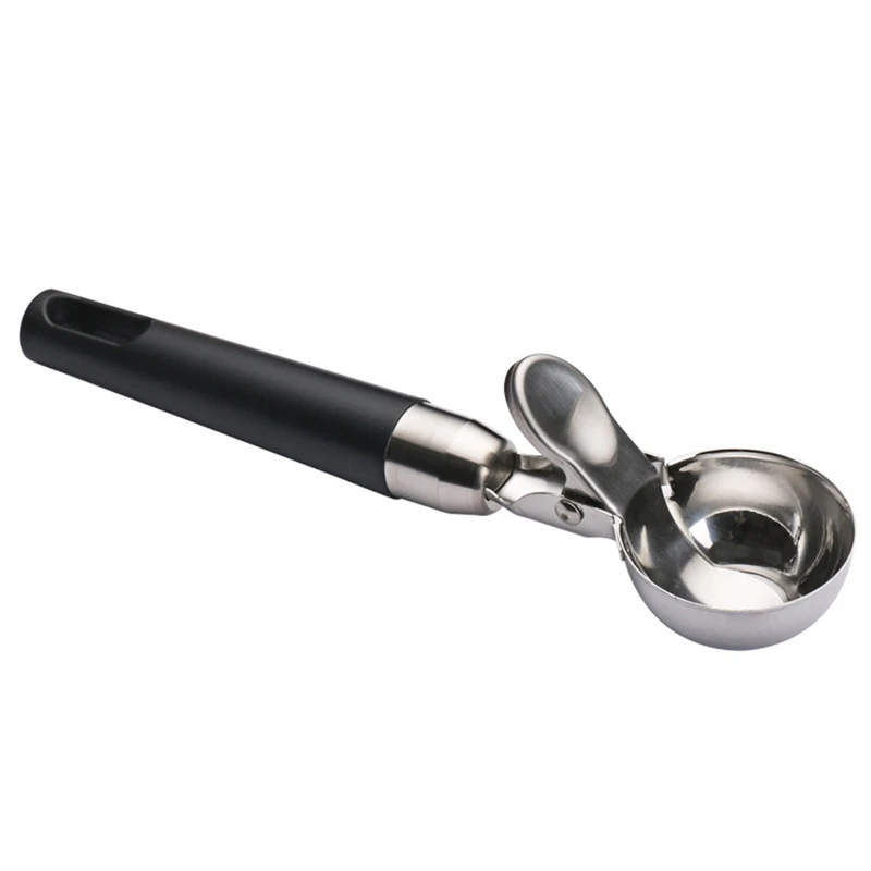 1 Pieces Ice Cream-Scoop Ice Cream-Scooper With Trigger Release Metal Cookie Scoops Iceream Scoop Spoon