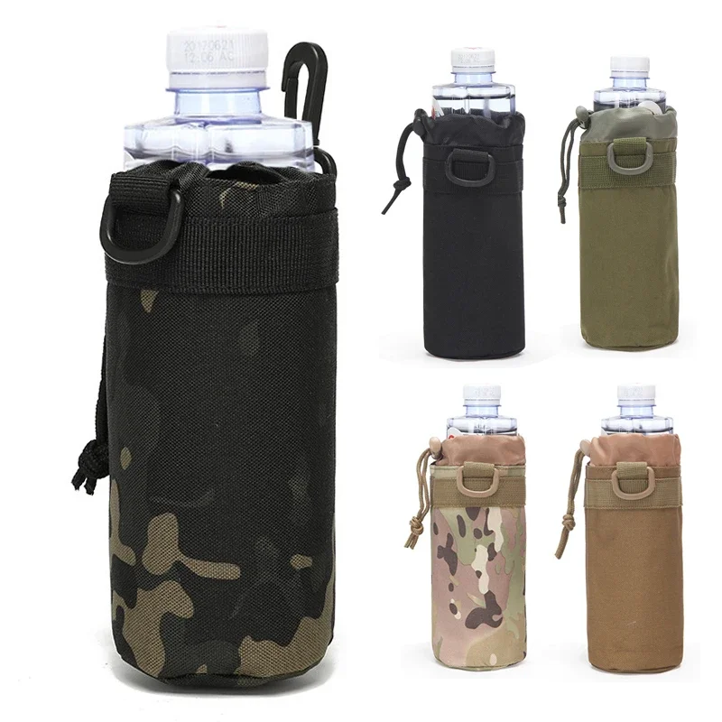 Tactical Molle Water Bottle Holder Belt Nylon Bag Molle Outdoor Travel Camping Hiking Hunting Canteen Kettle Carrier Pouch