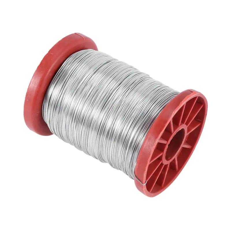 AB35-3Pcs 0.5 مللي متر 500 جرام أسلاك الفولاذ المقاوم للصدأ لتربية النحل خلية النحل إطارات أداة 1 لفة