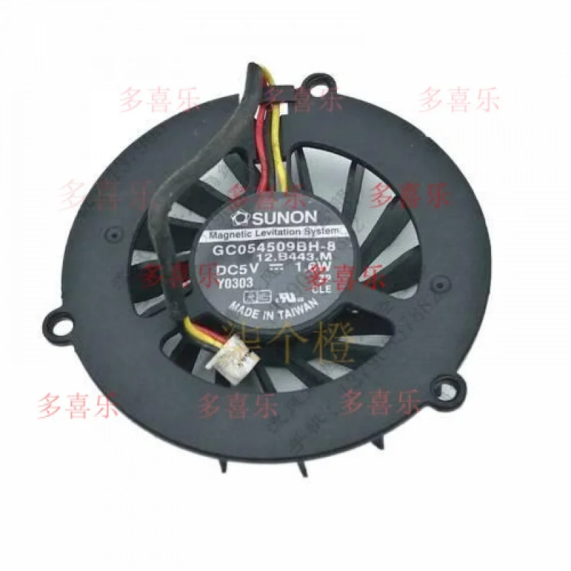 

WW for SUNON GC054509BH-8 DC5V 1.6W 3-Pin CPU Cooling Fan
