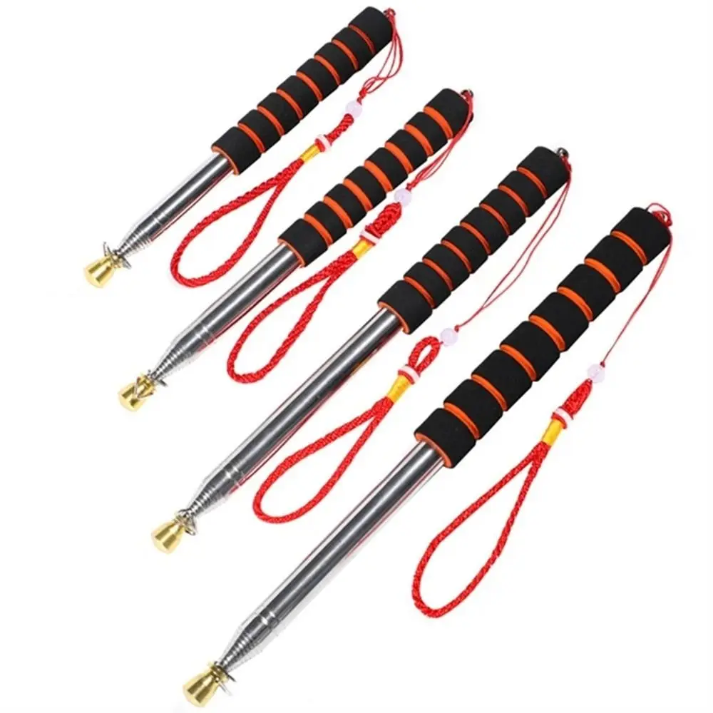 Poteau de drapeau touristique en acier inoxydable, poignée en éponge, mât télescopique Portable, Guide touristique portatif, support de drapeau pour l'extérieur