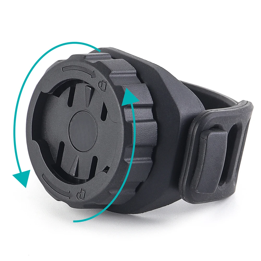 Bike Handlebar Computer Holder Multifunctional Bicycle Headlight Base 360° Rotation MTB Road Bike Stopwatch Bracket for Garmin