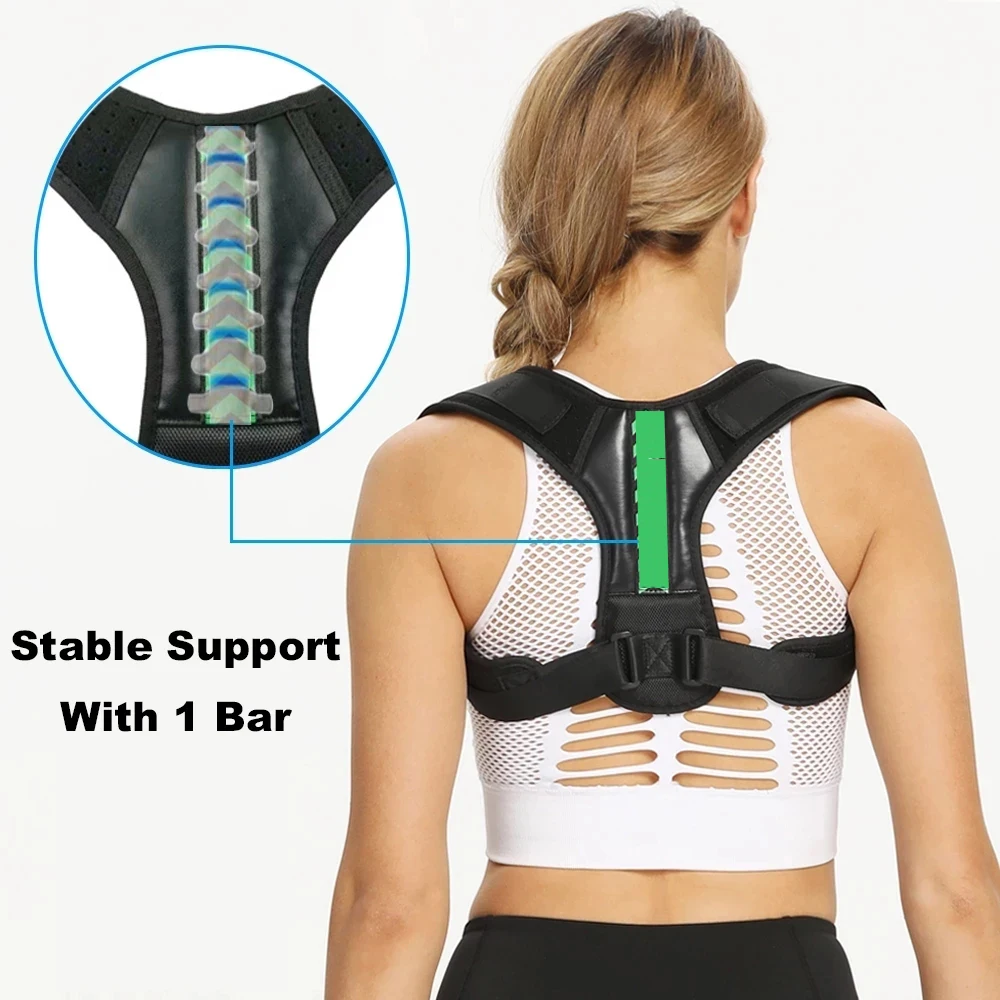 Adjustable Posture Corrector Preventing Humpback Protection Spine Pain Relief Correction Belt Women Men Back Shoulder Support