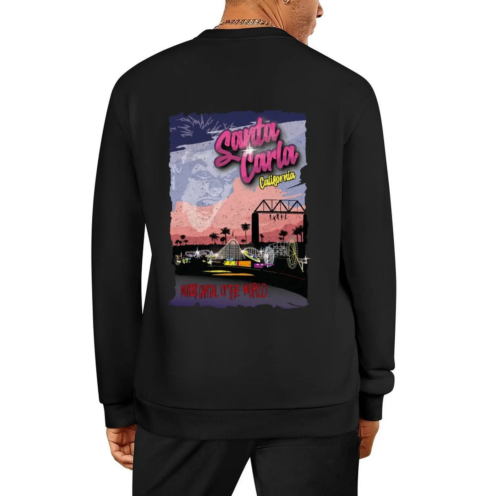 

Santa Carla broadwalk Pullover mens clothes autumn japanese style tracksuits new hoodies and sweatshirts