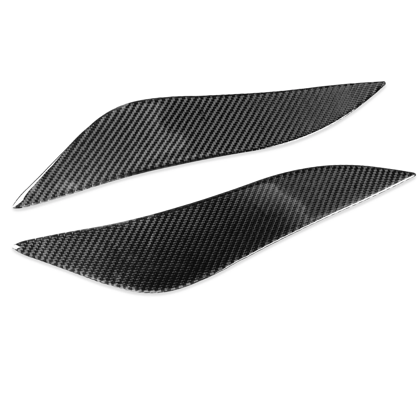 For Toyota Supra 1993 1994 1995 1996 1997 1998 Real Carbon Fiber Car Headlight Eyebrow Eyelid Trim Lamp Cover Sticker