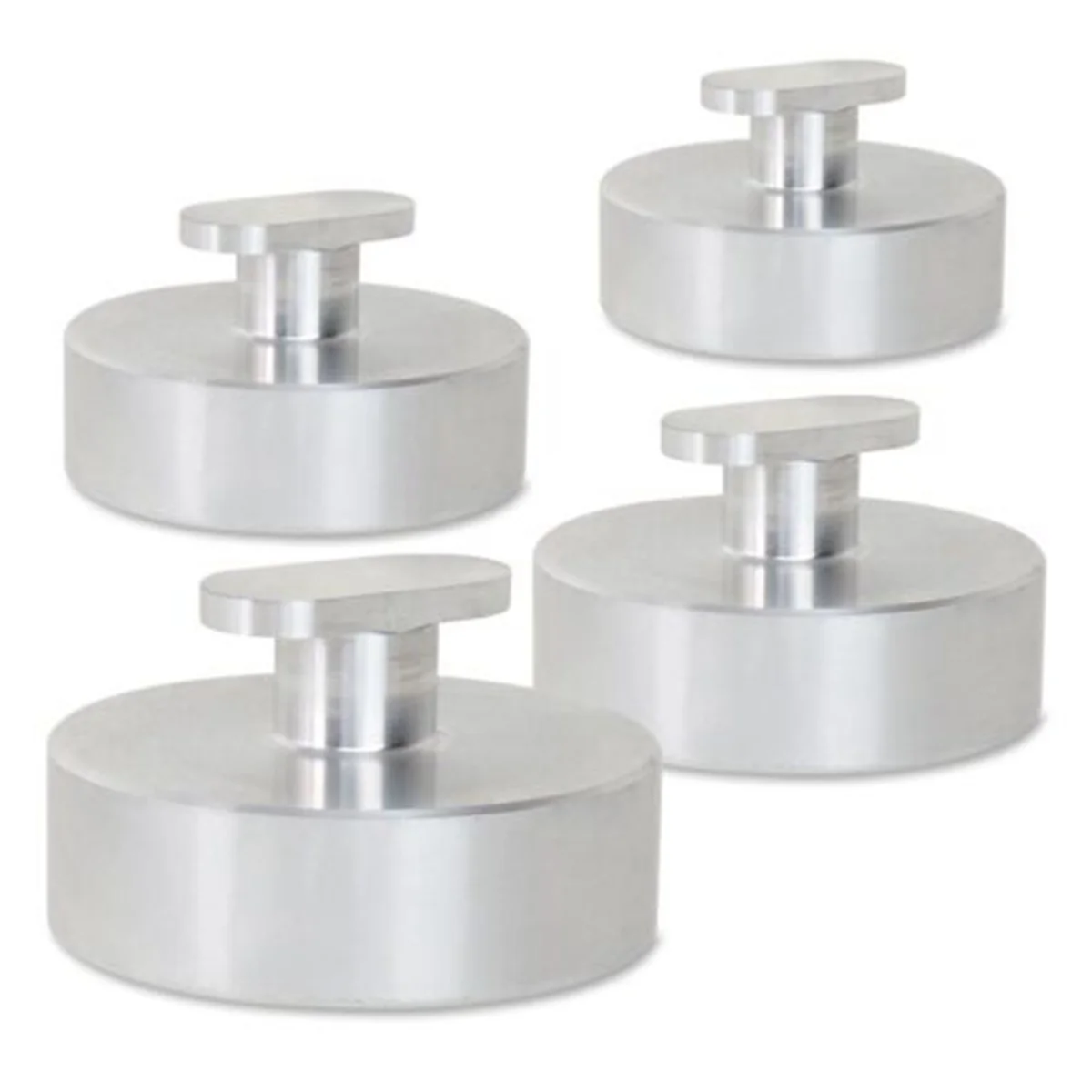 Auto 4 Pack Silver Billet Aluminum Jack Pad Jack for Corvette C5 C6 Z06 Corvette Parts