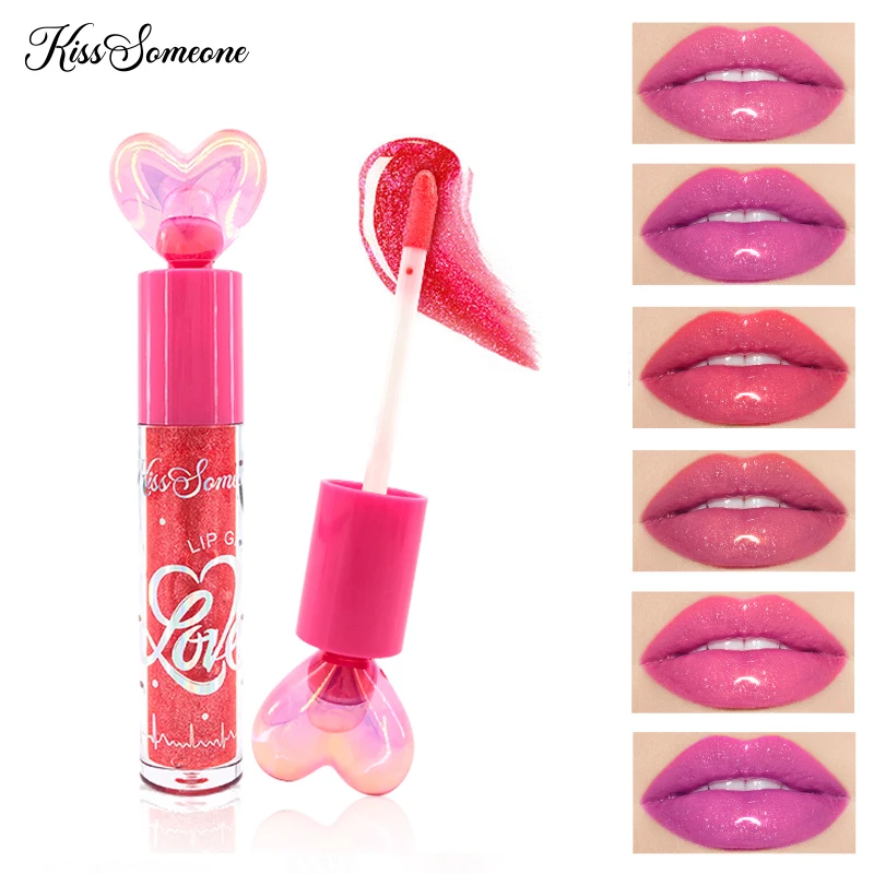 6sets Color Change Lip Glaze - Glossy Finish, Sparkle Shine, Long-Lasting, Non-Sticky Paste for All Skin Types, Easy Application view 2