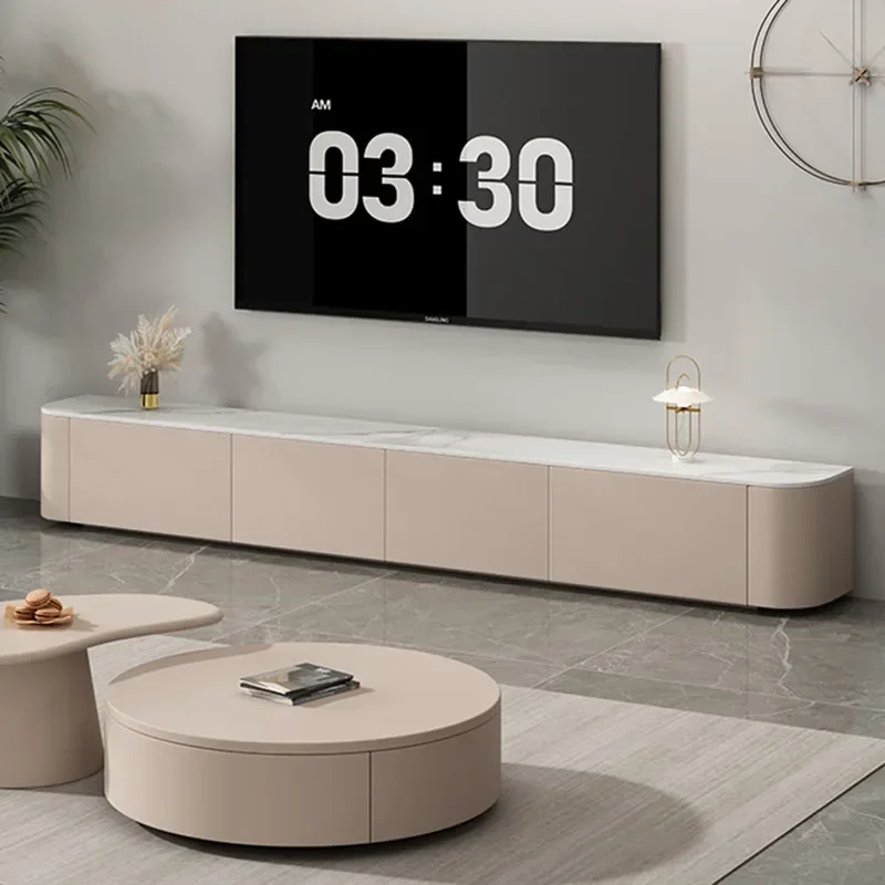 

Lowboard Retro Tv Cabinet Entertainment Center Mount Bench Living Room Tv Stand White Desk Tray Table Arredamento Furniture