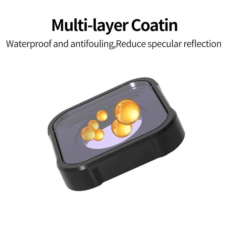 UV CPL ND4 ND8 ND16 ND32 ND64 filtros de lente de estrella MACRO nocturna para Gopro Hero 9 10 11 Mini 12 13 accesorios de Cámara de Acción