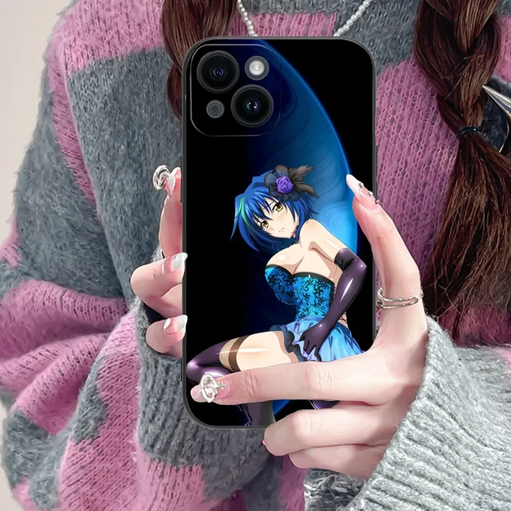 High School DXD Xenovia Cell Phone Case for iPhone 15 14 13 12 11 XS X 8 7 6 Plus Mini Pro Max SE 2022 Black Phone Cover Funda