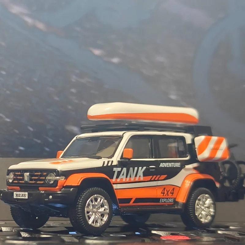 

Tuoyi Xcartoys 1/64, миниатюрная модель автомобиля из сплава, 300, внедорожная посылка, 2 экстремальных замедления, коллекционная модель, игрушка, украшение для рабочего стола