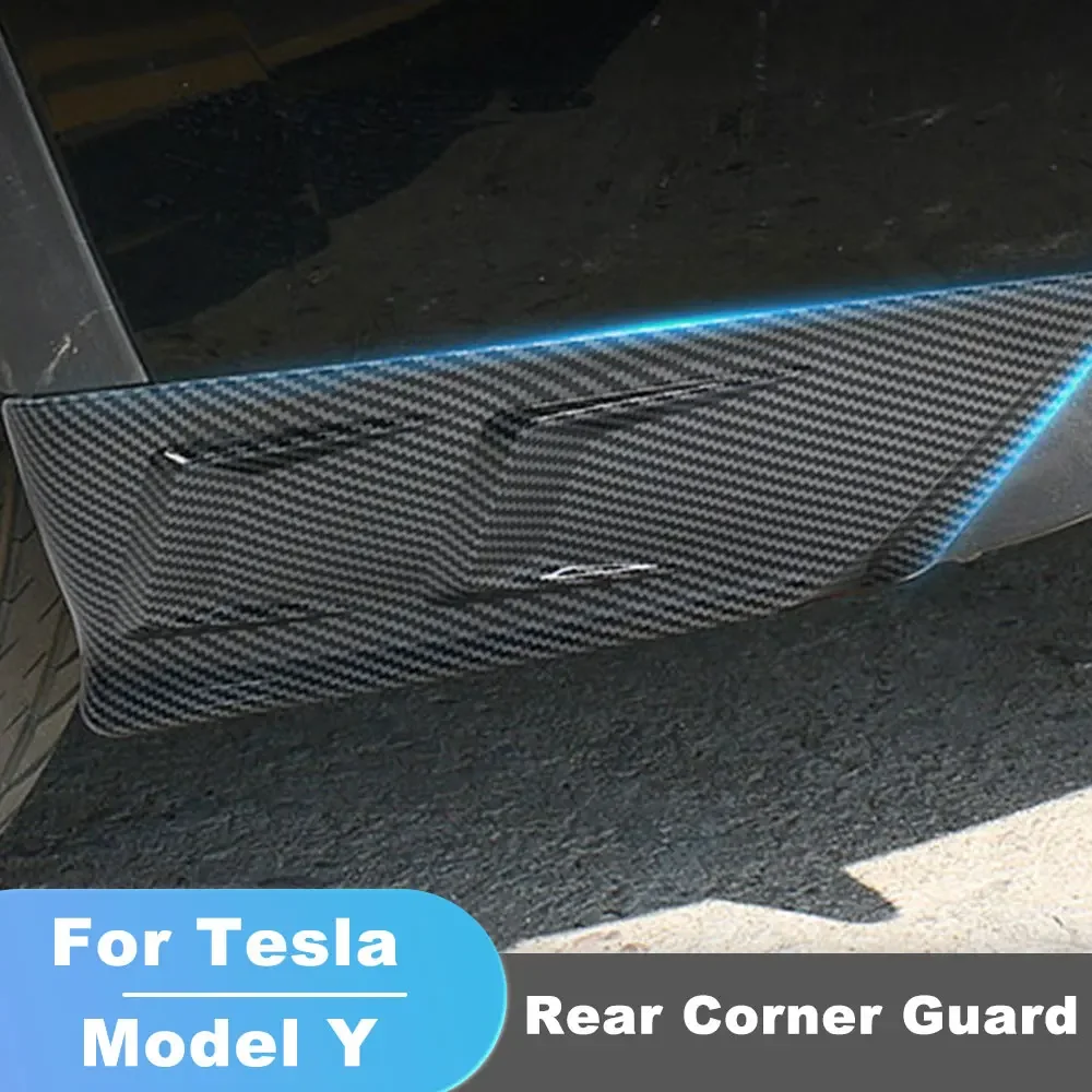 ل تسلا نموذج Y شفة خلفية الناشر الجانب الخائن سيارة شفة ممتصة للصدمات الخلفية الناشر الخائن المفسد الملحقات #2