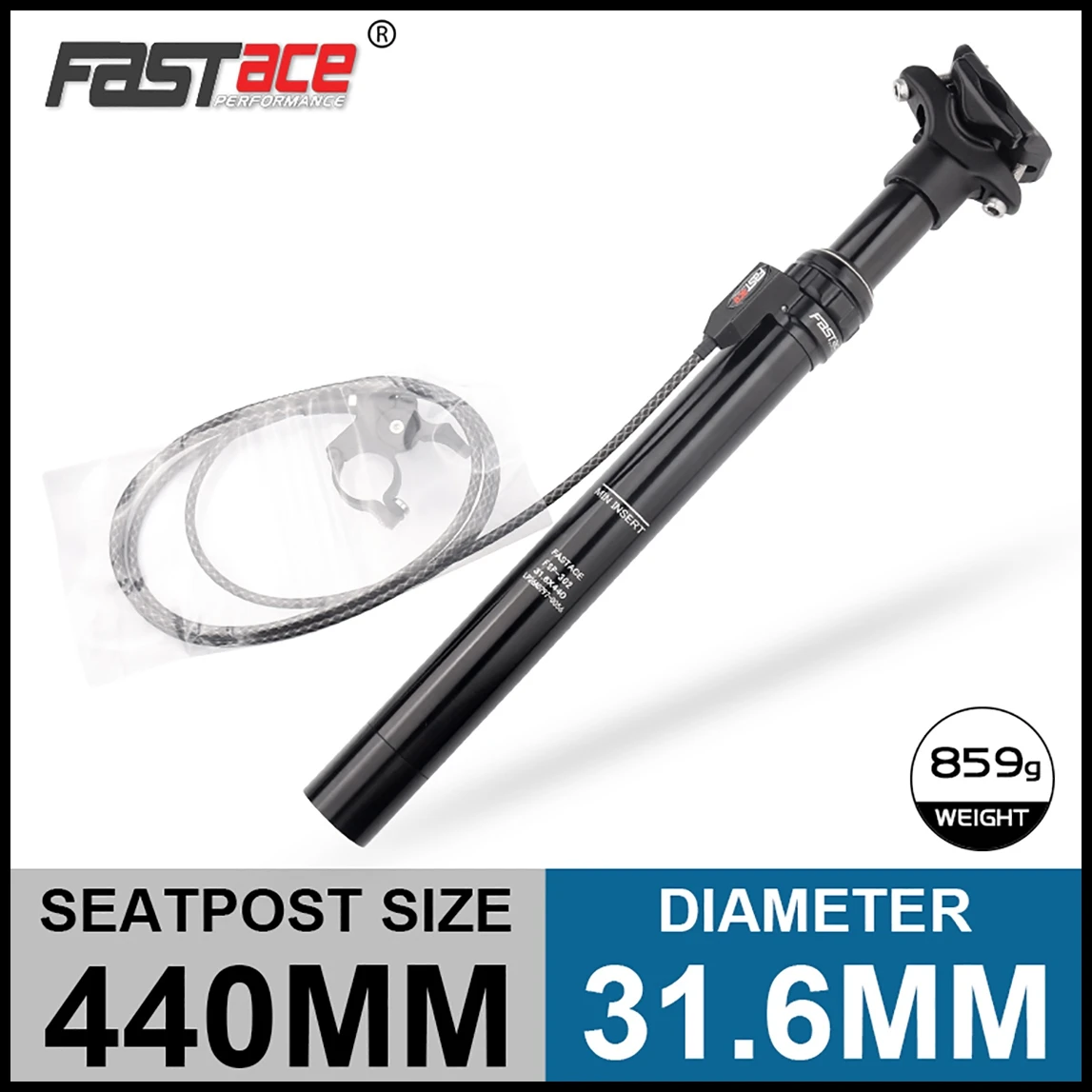 Fastace FSP301 302 303 MTB Zadelpen Externe Interne Kabel Mountainbike Dropper Afstandsbediening Verstelbare Hoogte Fiets Onderdelen