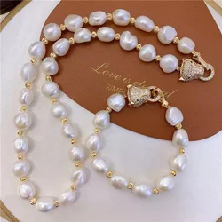 10-11mm Baroque Pearl Jewelry Set Natural Freshwater Pearl Choker Necklace Bracelet For Women Fashion Gift