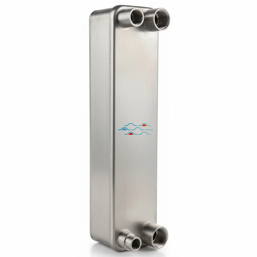 High Efficiency OEM BPHE Stainless Steel (SS304/SS316L) Brazed Plate Industrial Heat Exchanger 1 Year Warranty China Origin