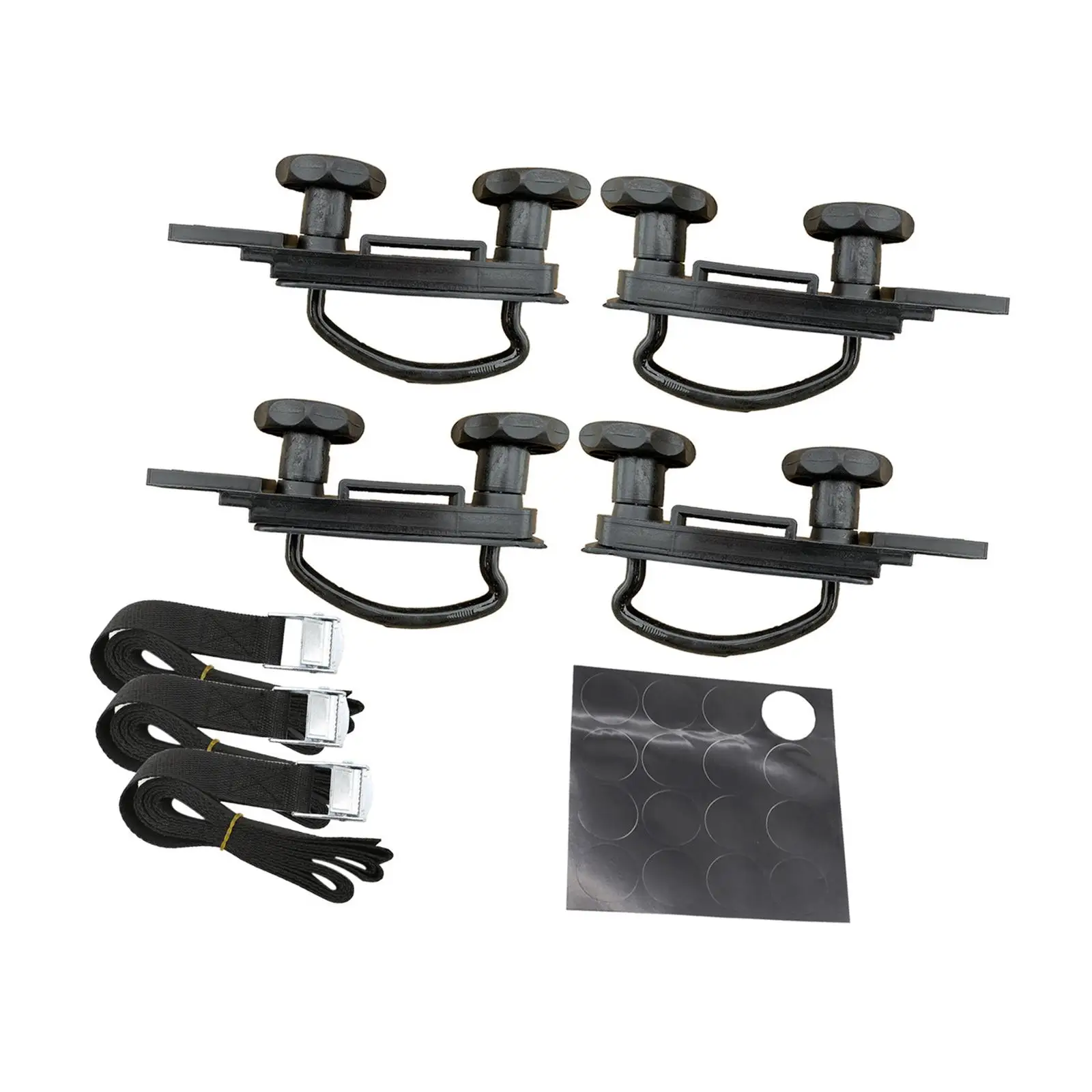 Iron Mounting Clamps for Roof Rack U Bolt Quick Install Cargo Carrier Rack Universal Fitting for Car