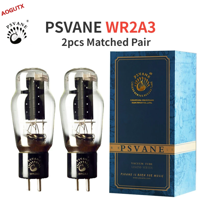 PSVANE WR2A3 Vacuum Tube Replaces 2A3 Series for HIFI Audio Valve Electronic Tube Amp Amplifier Kit DIY Matched Quad Aogutx